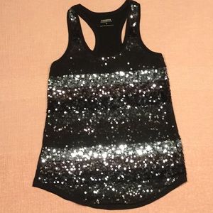 Sequin Racerback Tank